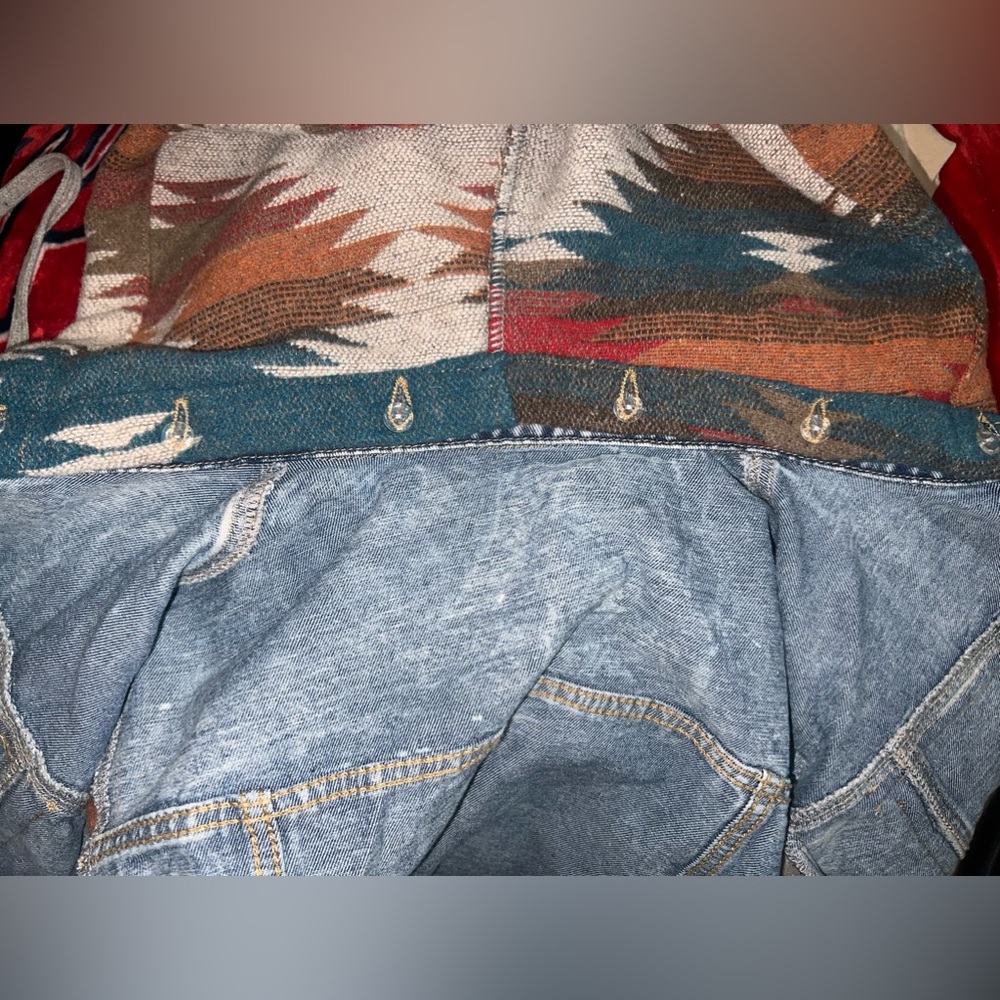 Aztec  Denim Jacket - Not Branded - Picture 8 of 8